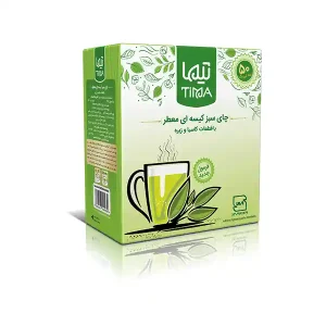 چای تی بگ سبز معطر با قطعات کاسیا و زیره 50 عددی – 428