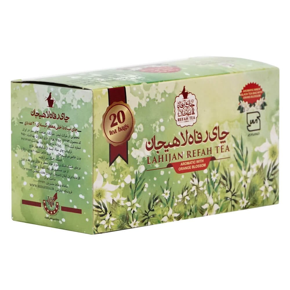چای تی بگ سیاه با بهارنارنج طبیعی 20 عددی – 92653