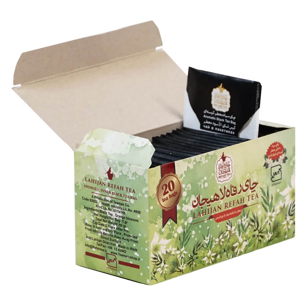 چای تی بگ سیاه با بهارنارنج طبیعی 20 عددی – 92653