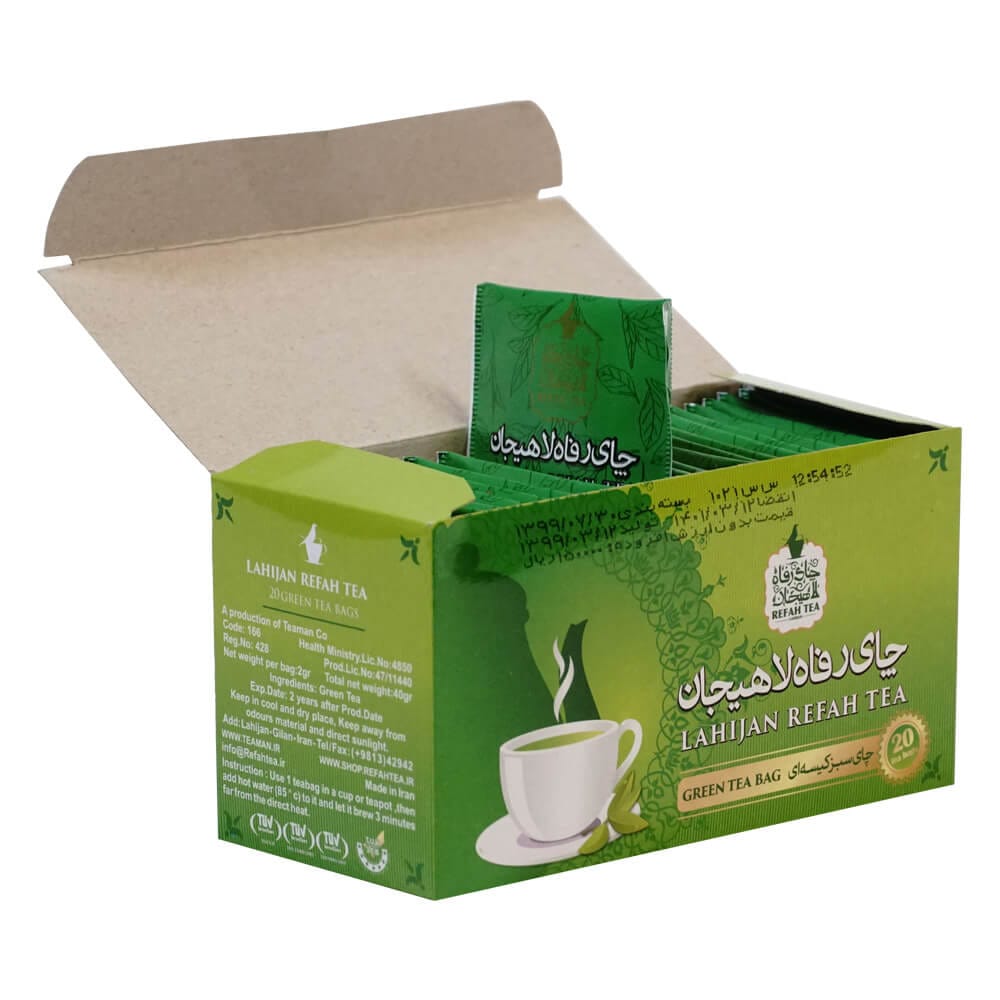 چای تی بگ سبز 20 عددی – 166