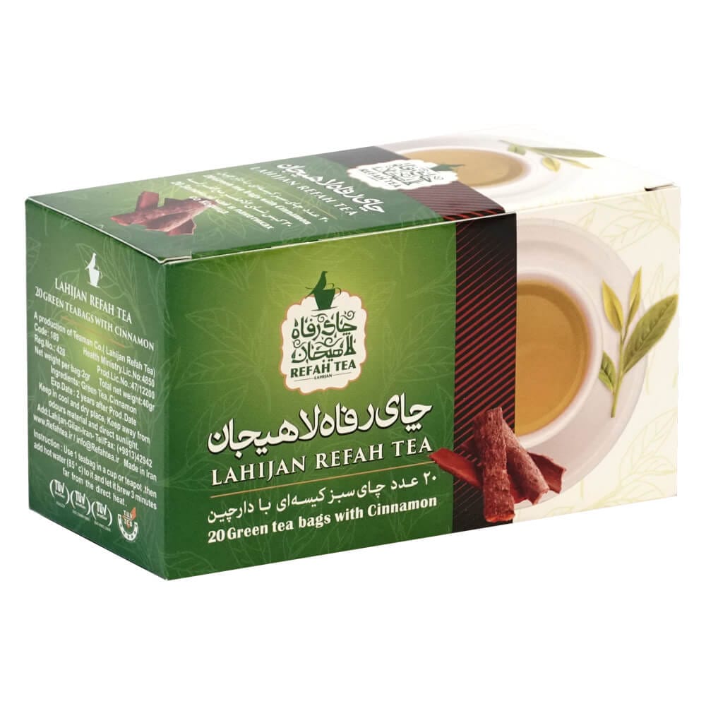 چای تی بگ سبز با دارچین طبیعی 20 عددی – 189