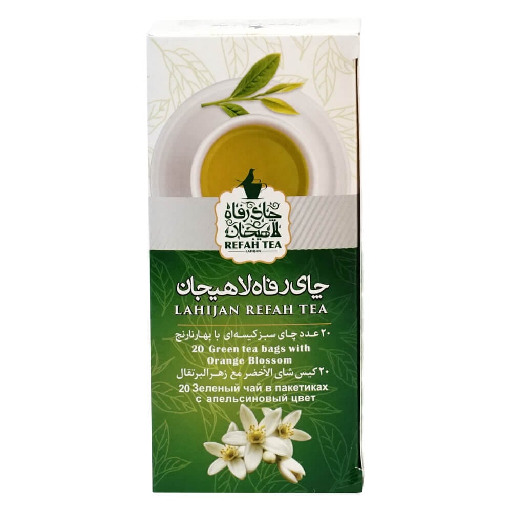 چای تی بگ سبز با بهارنارنج طبیعی 20 عددی – 190