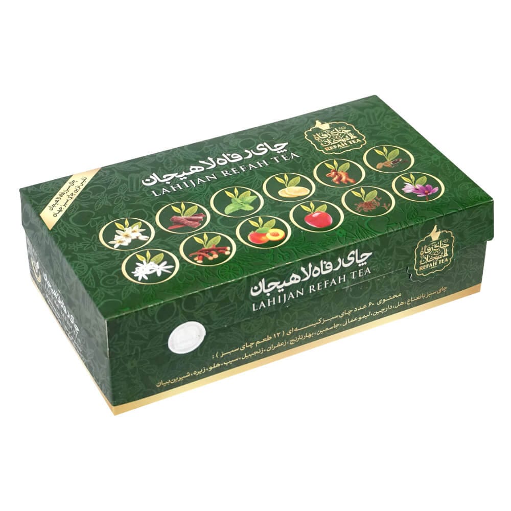 چای سبز کیسه ای 12 طعم 60 عددی – 273
