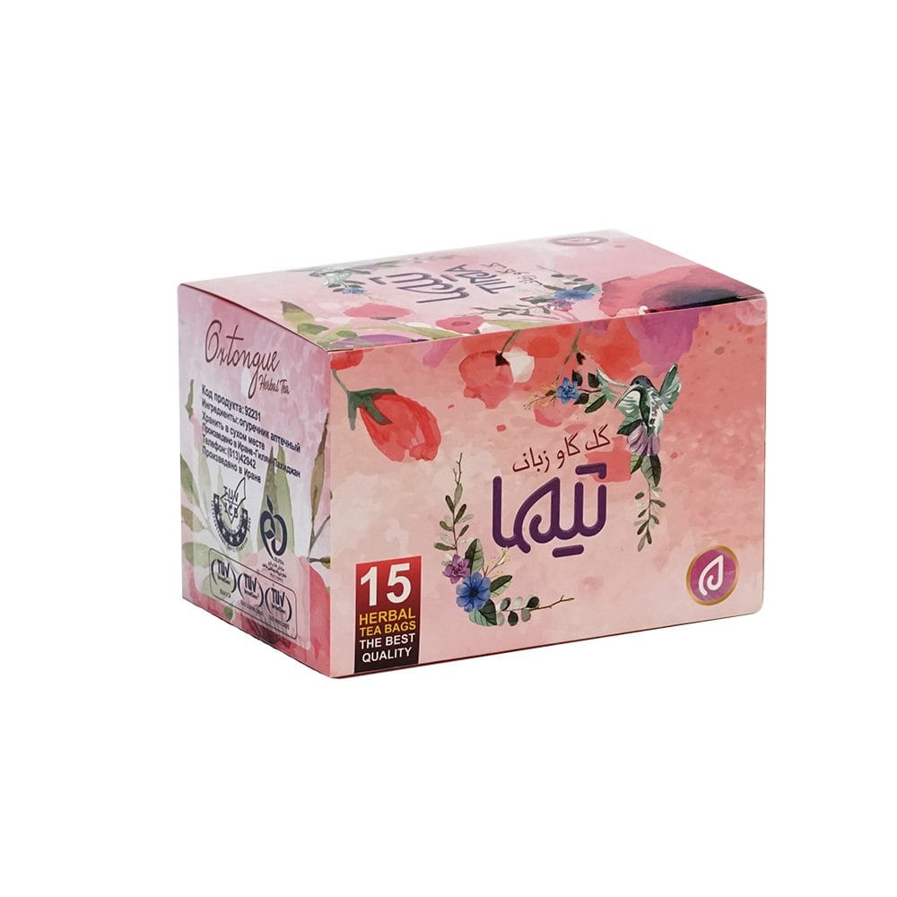 دمنوش هرمی گل گاوزبان تیما 15 عددی – 92231