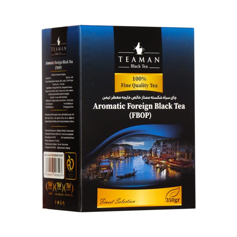 چای سیاه شکسته ممتاز خالص خارجی معطر تیمن 350 گرمی – 95319
