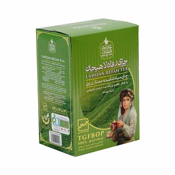 چای سیاه شکسته ممتاز زرین  100٪ طبیعی بهاره ویژه 350 گرمی – 123