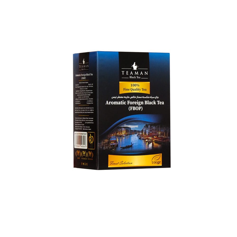 چای سیاه شکسته ممتاز خالص خارجی معطر تیمن 100 گرمی – 95328