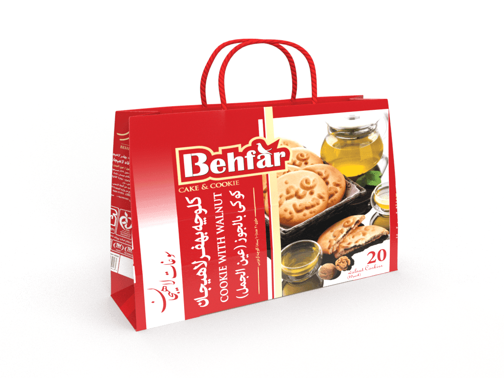 کلوچه گردویی بهفر کارتن 10 جفتی – 96177